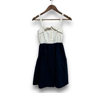 Anthropologie Maeve Women's Vappu Dress‎ Sailor Style Size 0 / 14 x 21.5